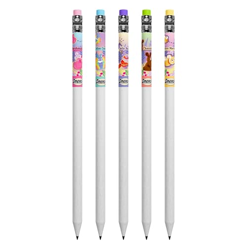 Spring Smencils Cylinder - HB #2 Patented Gourmet Scented Pencils, 50 Count - Gifts for Kids, Classroom Rewards, Party Favors, Easter day - color: Spring