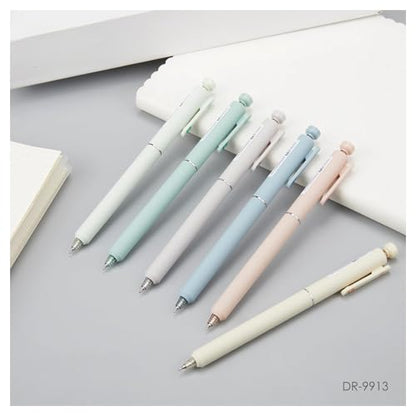 Gel Pens, 12 Pcs 0.5mm Fine Point Retractable Pen, Quick Dry No Smudge Black Ink, Premium Smooth Writing for Note Taking & Bullet Journaling, Office School Supplies, Gifts for Women & Students - color: Striking Colors