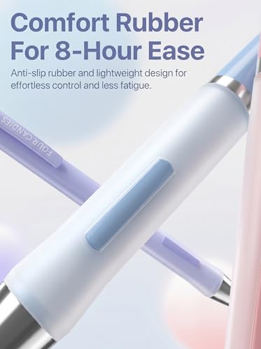 Four Candies Cute Pastel Mechanical Pencil Set, 0.5mm, 3 Pack | 360 Lead Refills, 3 Erasers, 9 Eraser Refills, Storage Case, Non-Slip Grip, Fine Lines for Notes, Tests & Drawing - style: 0.5mm