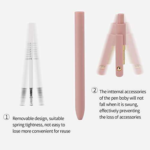 Ddaowanx Pens Set,24 Pcs 0.5mm Quick Dry Black Ink Rollerball Gel Pens | Fine Point Smooth Writing Pens for Journaling,Cute Office School Supplies,Gifts for Women - color: 24 Pcs Morandi-Black Ink