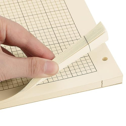 Seajan 5 Pcs Engineering Paper Notebook Engineer Computation Pad,Yellow - color: Yellow