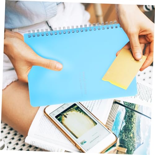 CAXUSD Spiral Notebook Wide Ruled College Planner Paper Notebook for School Multi Subject Journaling