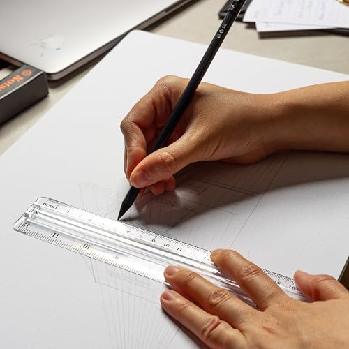 Notsu Dot Grid Notepads 11 x 17 inch | Large Dotted Memo Desk Pads with Premium Thick Paper 120gsm - size: 11" x 17", style: Dot Grid