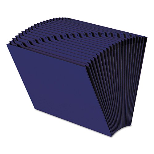 Smead Colored Expanding File, Alphabetic (A-Z), 21 Pockets, Letter Size, Navy Blue (70720) - color: Navy Blue, size: Letter