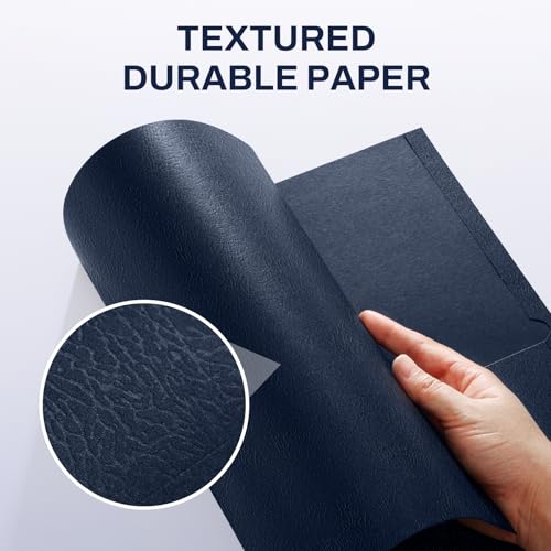 SUNEE Folders with Pockets(25 Pack, Dark Blue), 2 Pocket Folders Fit Letter Size Paper, Paper File Folder for School Office Home Business - color: Dark Blue, style: 25-Pack