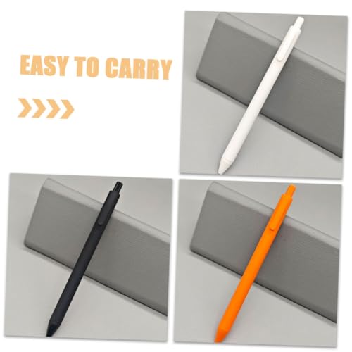 HANABASS 12pcs Retractable Gel Pens with Quick Dry Ink and Comfortable Plastic Grip, Smooth Writing Pens for Exams and Daily Journaling, Minimalist Stylish Design for Office and School Use