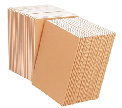 48 Pack A5 Blank Notebook Bulk Kraft Cover Blank Sketch Book Pad Travel Journals Composition Diary Subject Notebooks Planner 60 Pages, 8.3”x 5.5” - style: 48pack Blank page