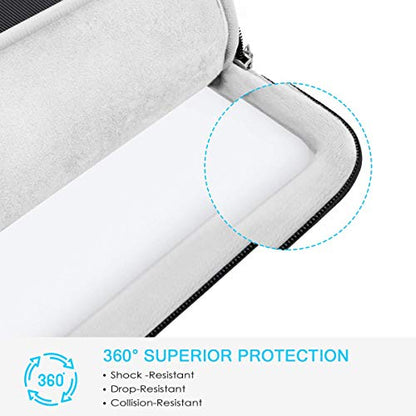 Lacdo 360° Protective Laptop Sleeve Case for 13 inch New MacBook Air M5 A3449 (2026), M4 A3240 2025, M3 A3113, M2 A2681, M1 A2337 | 13 inch New MacBook Neo A18 Pro A3404 (2026) Computer Bag, Black - color: Black, size: New MacBook Air/Neo/Pro 13 Inch