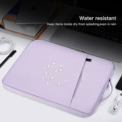 17 inch Laptop Case Sleeve, Padded Protective Shockproof Water-Resistant Laptop Cover with Handle for HP Envy 17 / Pavilion 17, Dell Lenovo Asus Acer MSI 17.3-in Computer Carrying Bag -Purple - color: Purple, size: 17-17.3 inch