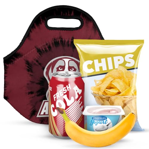 Campus Lab Aquinas College Tie-Dye Soft Neoprene Lunch Bag, Lightweight - color: Aquinas College Saints