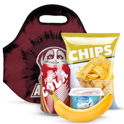 Campus Lab Aquinas College Tie-Dye Soft Neoprene Lunch Bag, Lightweight - color: Aquinas College Saints