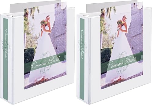 Avery Heavy-Duty View 3 Ring Binder, Extra Wide, 2" EZD Rings, 1 White Binder (01320) (Pack of 2) - size: 2" (Pack of 2)