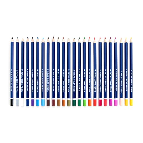 Royal & Langnickel Essentials Color Pencil Set, 24/pkg - size: 1 Count (Pack of 1)