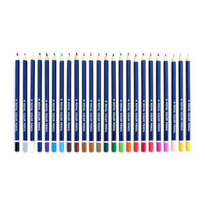 Royal & Langnickel Essentials Color Pencil Set, 24/pkg - size: 1 Count (Pack of 1)