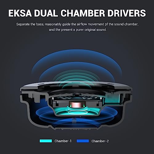 EKSA Headset with Microphone for PC, Computer Headphones with Noise Cancelling Microphone, Over-Ear All Day Comfortable, Immersive Sound 3.5mm Wired Gaming Headset for Laptop/Xbox/Switch/PS4/PS5 - color: Black