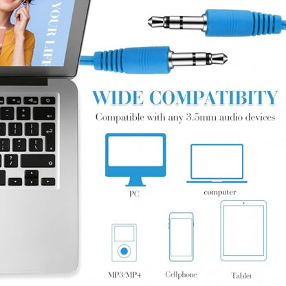 Kanayu 100 Packs Earbuds Bulk Basic Student Earphone Individually Bagged 3.5 mm Headphones for Schools Classrooms Library Teens Gift(Sky Blue) - color: Sky Blue
