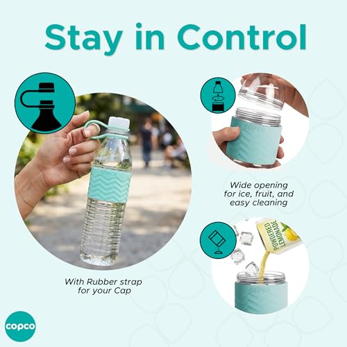 Copco Hydra Water Bottle 20 Oz - Robins Egg Blue, Set of 2 - color: Robins Egg Blue