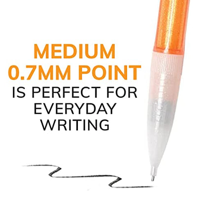 BIC Xtra-Sparkle Number 2 Mechanical Pencils With Erasers, Medium Point (0.7mm), Mechanical Pencils for School Supplies, 24 Count (Pack of 2) - size: 24 Count (Pack of 2), style: Sparkle Edition