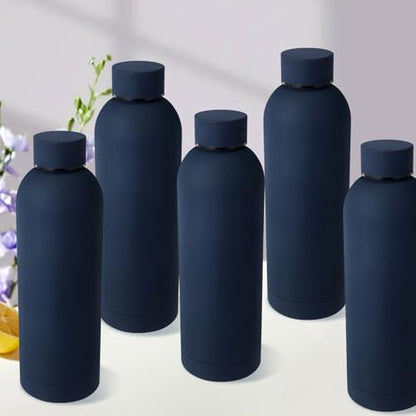 Bokon 10 Pcs Stainless Steel Water Bottle Bulk Teacher Employee Appreciation Gifts School Double Layer Vacuum 17 oz Small Mouth Sport Insulated Metal Reusable Flask Leakproof Lid - color: null