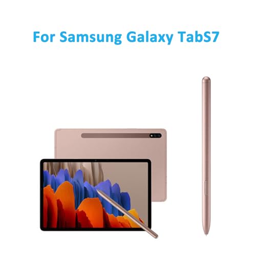 2 Pcs Galaxy Tab S7 Pen for Samsung Galaxy TabS7 Plus Repalcement Pen,Galaxy Tab S7 Stylus Pen for Samsung,4096 Levels of Pen Pressure(Gold) - color: Gold