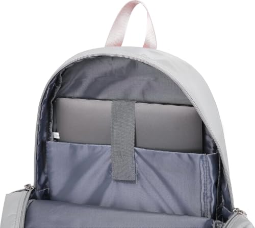 Acmebon Girl Roomy Fashion Laptop Backpack Set Casual Daypack Set for Women Grey - color: Grey