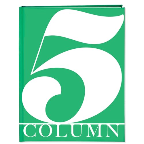 BookFactory 5 Column Columnar Book, Laminate Hardbound, 100 Pages - size: 5 Column, style: Laminate Hardbound