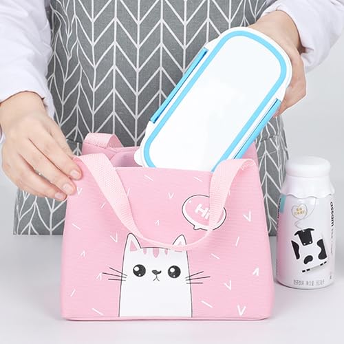 Lunch Bags Tote Cooler Bag Insulated Reusable Lunch Tote Bags Cartoon Portable Lunch Box Bag for Work Office Picnic Beach (Panda) - color: Panda