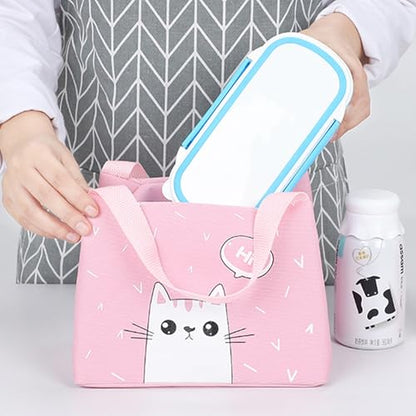 Lunch Bags Tote Cooler Bag Insulated Reusable Lunch Tote Bags Cartoon Portable Lunch Box Bag for Work Office Picnic Beach (Panda) - color: Panda