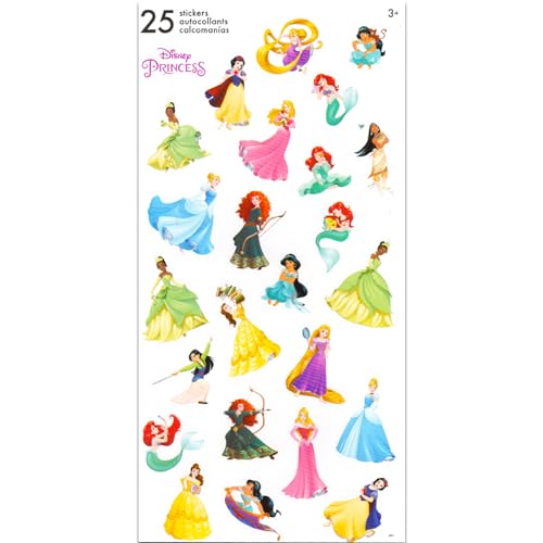 Disney Princess Crayons for Toddlers Ages 1-3 - Bundle with 68 Crayons for Toddlers Featuring Disney Princesses for Party Favors, Goodie Bags, More | Disney Princess Crayon Set