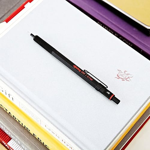 rOtring 600 Mechanical Pencil, 0.5mm, Black Barrel - For Writing, Drafting, Engineering, Architecture Professionals - color: Black, size: 0.5mm
