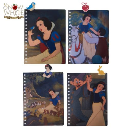 Disney Snow White Tab Journal Notebook, Spiral Bound, 96 Lined Pages, 8 x 7 inches - style: Snow White
