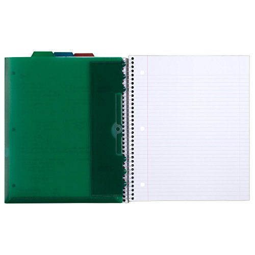 Five Star 2-Pocket Dividers, Tabbed, Colors Will Vary, 3 Pack (81210) - style: Two-Pocket