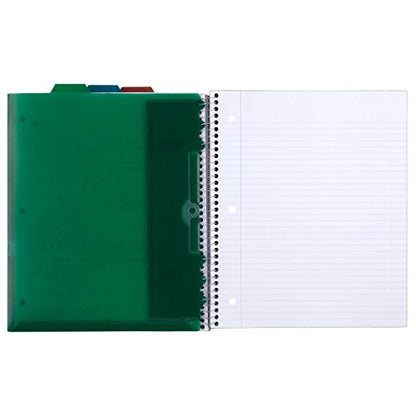 Five Star 2-Pocket Dividers, Tabbed, Colors Will Vary, 3 Pack (81210) - style: Two-Pocket