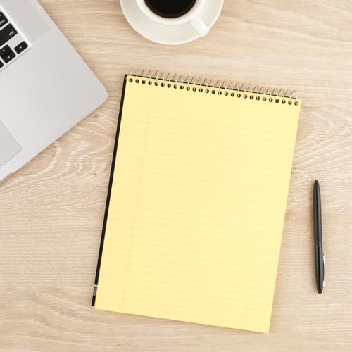 Mead Writing Pads,Wide Ruled Paper,8-1/2" x 11",70 Sheets,Memo Pads,Note-Pads,Steno-Pads,Yellow (59880),(Pack of 12) - size: Legal Ruled (Pack of 12)