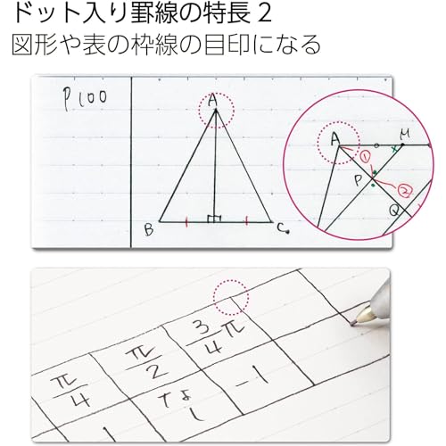 KOKUYO Composition Notebooks, 5 Pack Campus Semi-B5 Comp Book with Dot A 7mm Ruled, 30 Sheets, School Lined Notebook Acrylic Palette, Journal Notebook for Women Work Study Note Taking (NO-3CATN-L38X5) - color: ‎Acrylic Palette