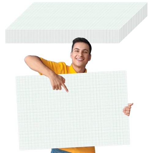 gisgfim 50 Sheets Large Graph Paper 24 X 36 in Graph Paper Pad 1/4 in Ruled Large Grid Paper Sheet Blueprint Paper Engineering Paper Poster for Architect Designer Mathematician Draftsman(Yellow Green) - color: Yellow Green