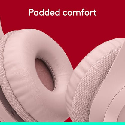Logitech H390 Wired Headset for PC/Laptop, Stereo Headphones with Noise Cancelling Microphone, USB-A, in-Line Controls, Works with Chromebook - Rose - color: Rose, style: USB-A