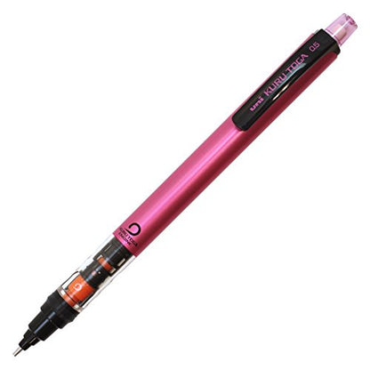 Uni Mechanical Pencil Kurutoga Pipe Slide Model 0.5mm, Pink Body (M54521P.13) - color: Pink, size: 1 Count (Pack of 1)