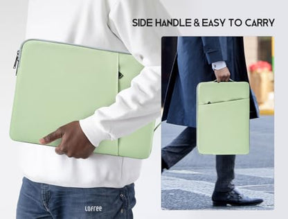 17 inch Laptop Carrying Case, Padded Travel Computer Sleeve Bag for HP 17.3-in Laptop, HP Envy 17, Dell Inspiron 17, ASUS Vivobook 17, Lenovo ideapad 17, Water-Resistant with Handle -Mint Green - color: Mint Green, size: 17-17.3 inch