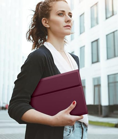 Hamile for iPad 11th 10th Generation Case with Keyboard - 7 Colors Backlit Wireless Detachable Folio Keyboard Cover with Pencil Holder for iPad A16 11-inch 2025 10th Gen 10.9 Inch 2022 (Dark Cherry) - color: Dark Cherry