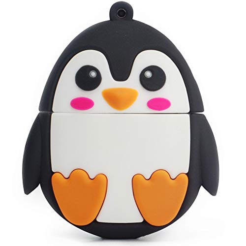 Cute USB Flash Drive Character Thumb Drive for Kids Students Gift Pendrive (32GB, Penguin) - color: Penguin, size: 32GB