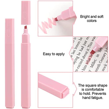 Utron 24pcs Bible Highlighters, No Bleed Pastel Set, Cute Bible Highlighters (12 Color)