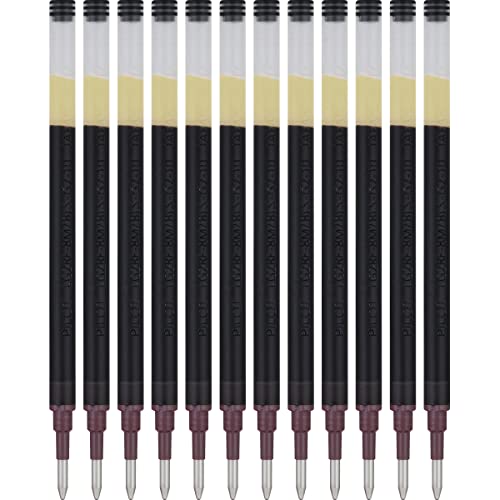 Pilot, G2 Gel Ink Refills, Bold Point 1.0 mm, G2 Pen Refills, Black, Pack of 12