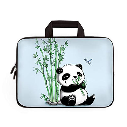 11 11.6 12 12.1 12.5 inch Laptop Carrying Bag Chromebook Case Notebook Ultrabook Bag Tablet Cover Neoprene Sleeve Fit Apple MacBook Air Samsung Acer HP DELL Lenovo Asus (Cute Panda) - color: Cute Panda