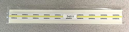 Tabbies Medical Chart Index Tabs "Surgical" 1-1/4"W x 1/2"H, Yellow, 100 Tab Inserts Per Pack (54577) - style: Surgical