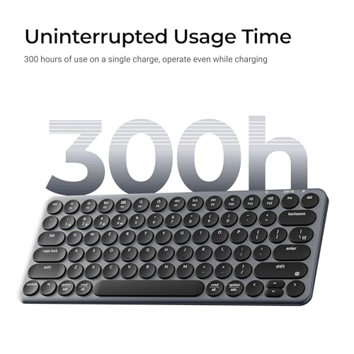 Keychron B3 Pro 75% Ultra-Slim Wireless Keyboard, 2.4GHz, Bluetooth 5.2 / Wired USB Connection, Portable Silent White Bluetooth Keyboard for Mac Windows Linux Tablet Phone - color: White