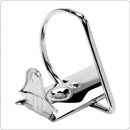 Cardinal Performer 3-Ring Binders, 3", Non-Locking Slant-D Rings, 725-Sheet Capacity, ClearVue Presentation, Non-Stick, PVC-Free, Black, 4-Pack (27601) - size: 3-Inch