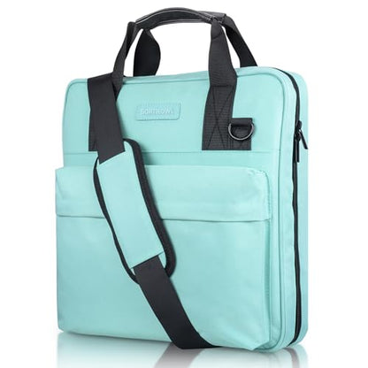 3 Ring Zipper Binder, Durable School Zip Binder, 2" 500 Sheets | Sturdy organizer with strap & pockets fits laptops. Internal pouch keeps daily tech gear easy to carry. - color: Blue