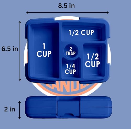 FOCO NHL Unisex-Adult Officially Licensed Team Color Stripe Primary Logo Hockey Leak Proof 5 Compartment Bento Lunch Box - New York Islanders - color: New York Islanders