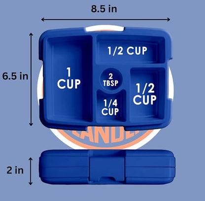 FOCO NHL Unisex-Adult Officially Licensed Team Color Stripe Primary Logo Hockey Leak Proof 5 Compartment Bento Lunch Box - New York Islanders - color: New York Islanders